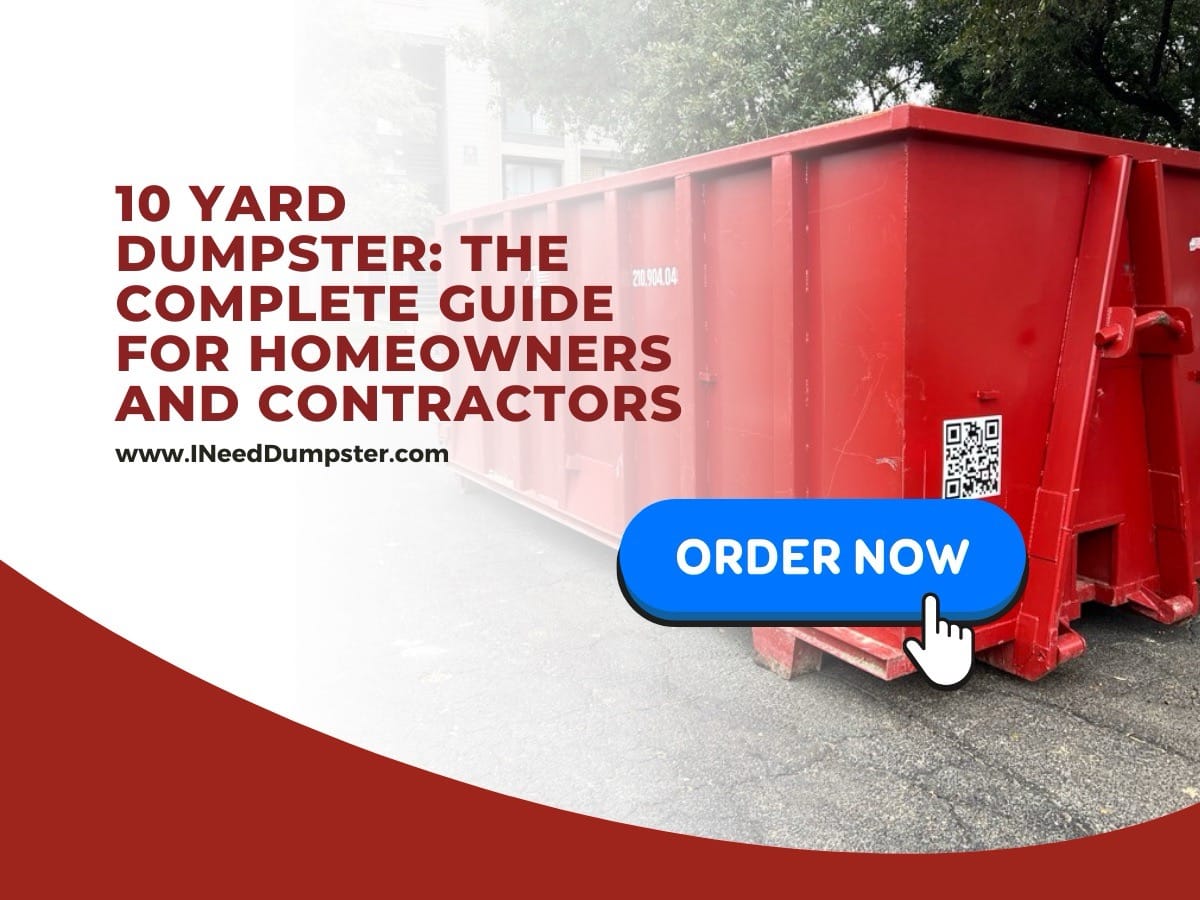 10 Yard Dumpster: Affordable & Complete Guide for Homeowners and Contractors