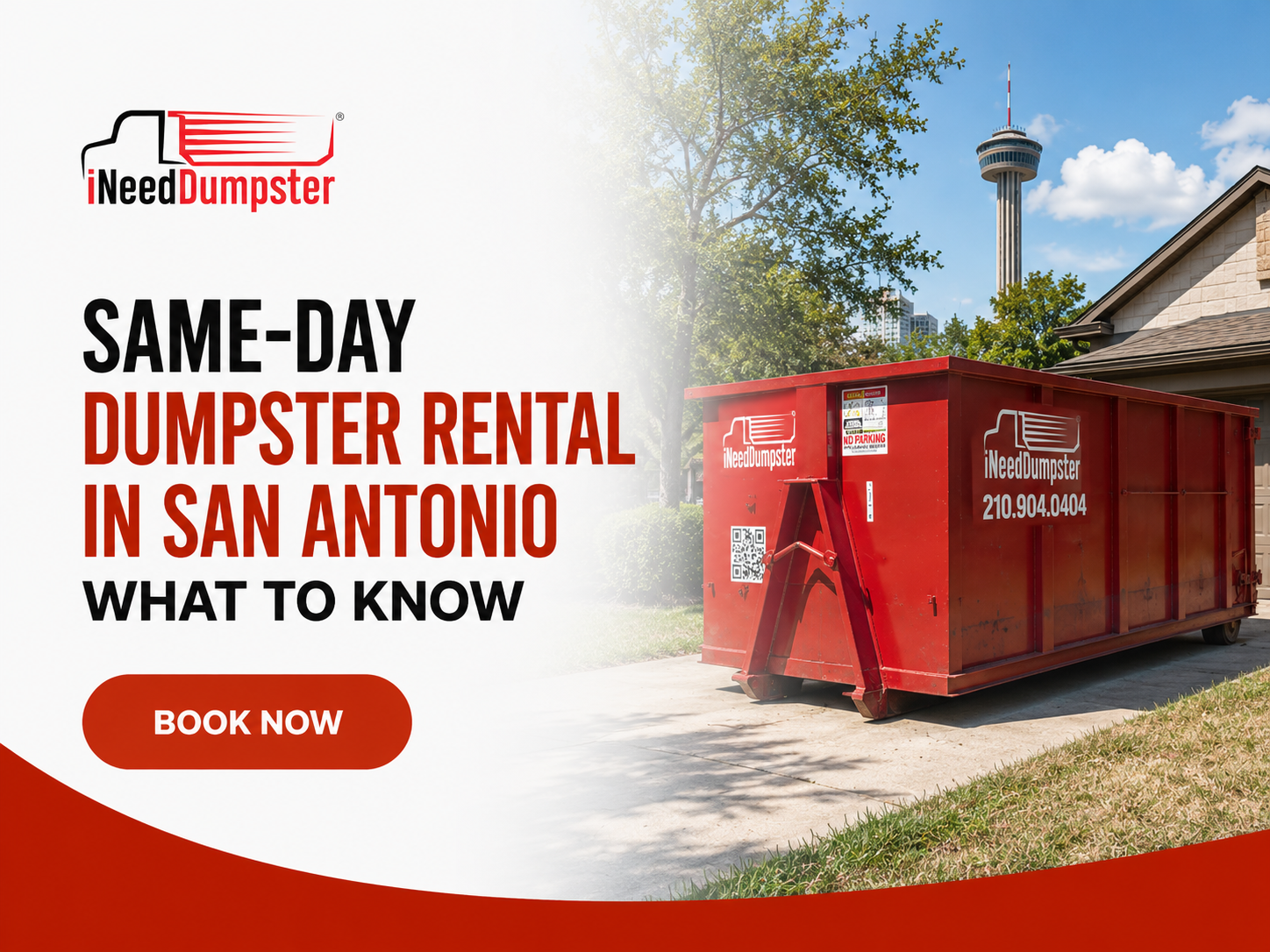 Same-Day Dumpster Rental in San Antonio: What to Know Before You Book