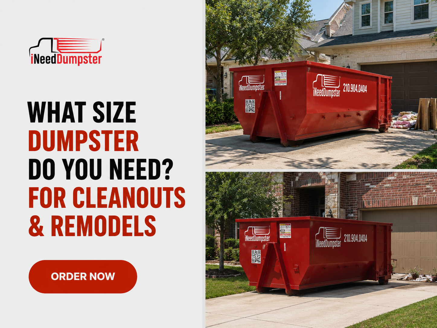 What Size Dumpster Do I Need for a Home Cleanout or Remodeling Project?